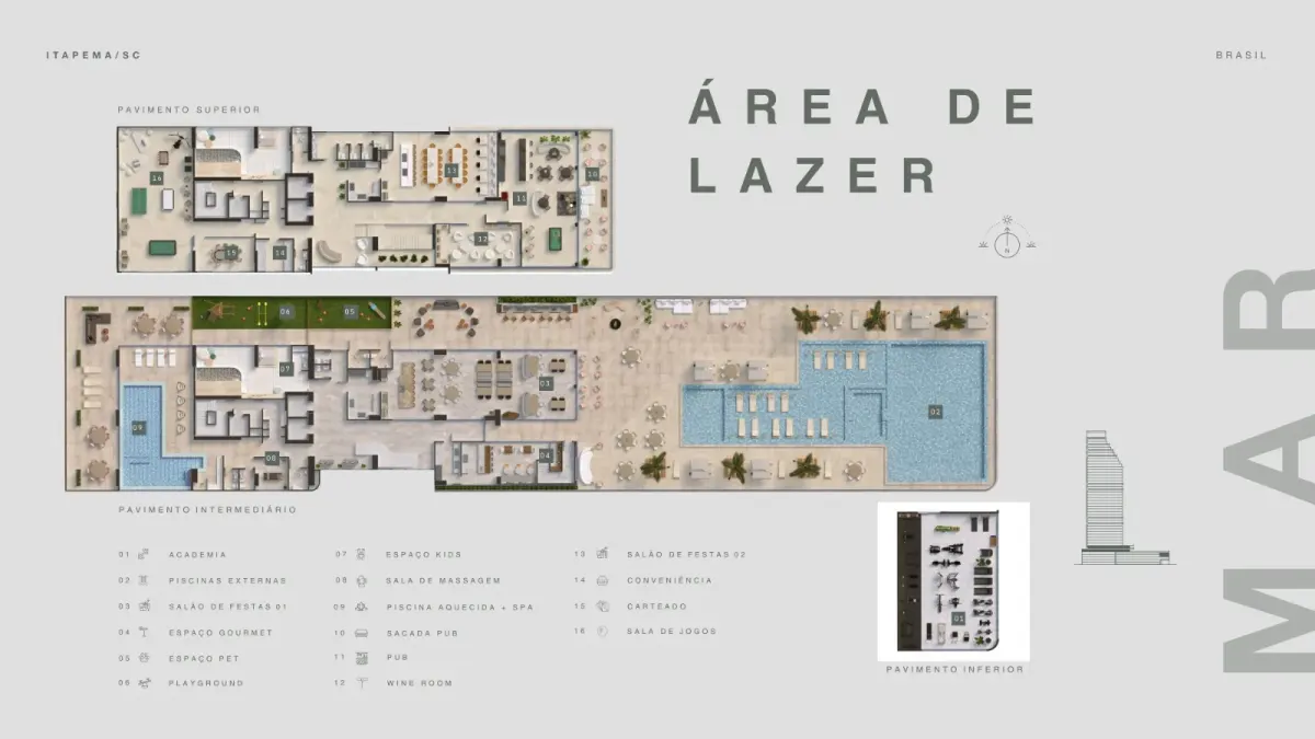 Planta Área de Lazer